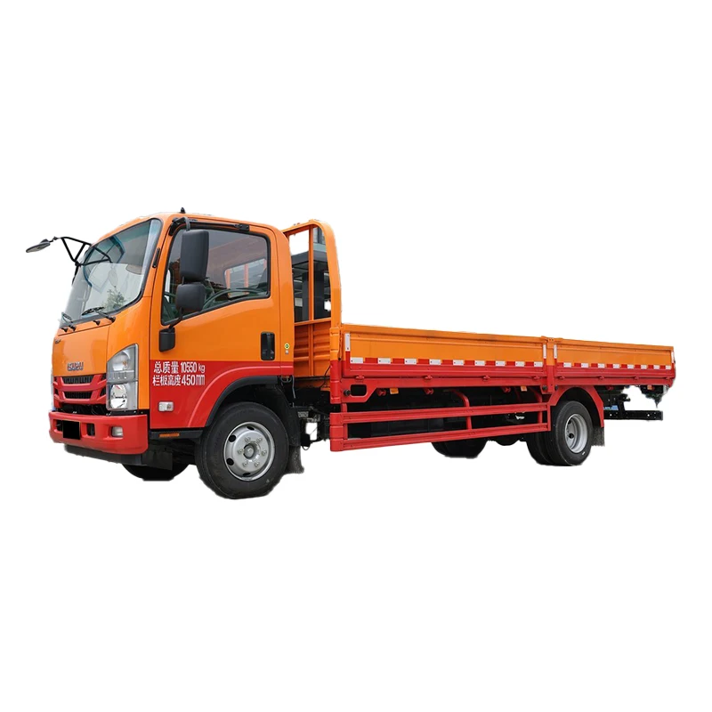 Высокое качество 4x2 Isuzu Euro 2 Van грузовой автомобиль 700P 15T Хорошее состояние кран Легкие Грузовые грузовики