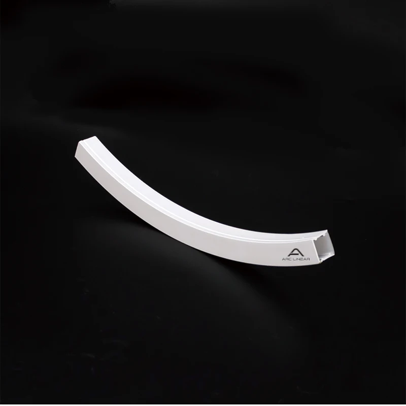 silica Diffuser for arc led linear bend led profile for home easy for installation without connection