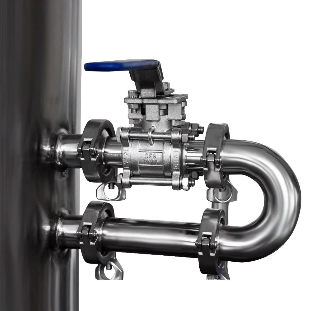 100L to 1000L recirculated falling film tubular evaporator single effect falling film evaporator  with best price