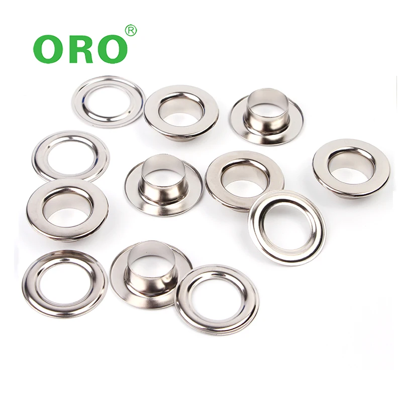 Custom Different Size Metal Eyelets Brass Metal Garment With Claw Eyelet Grommet Hollow Rivet