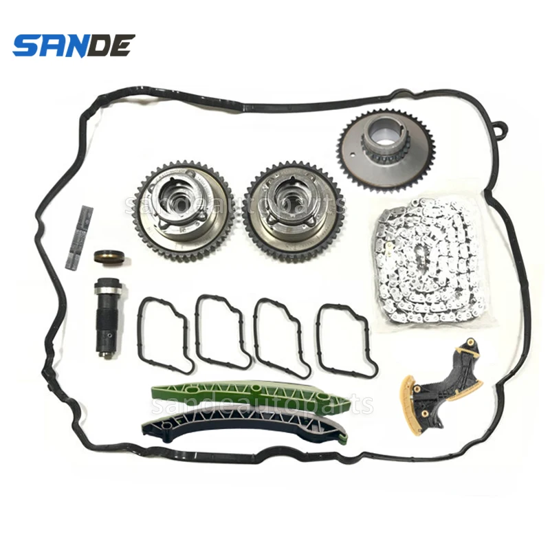 M271 Engine Timing Camshaft Adjuster Timing Chain Kit  0009931078 2710501400 A2710531001 A2710501127 2710501500 2710503447