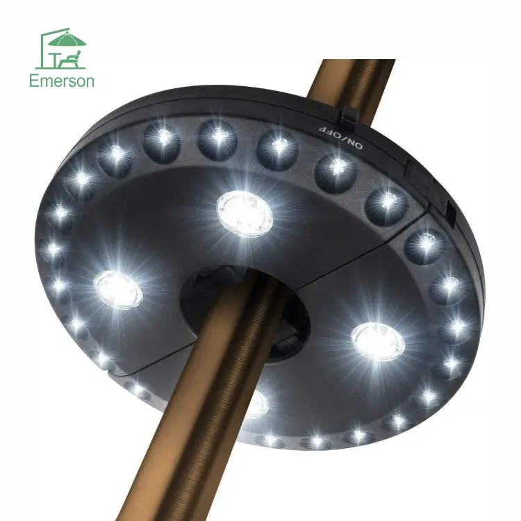 EMERSON Parasol Light Outdoor Garden LED Umbrella Pole Light Patio Umbrella Light