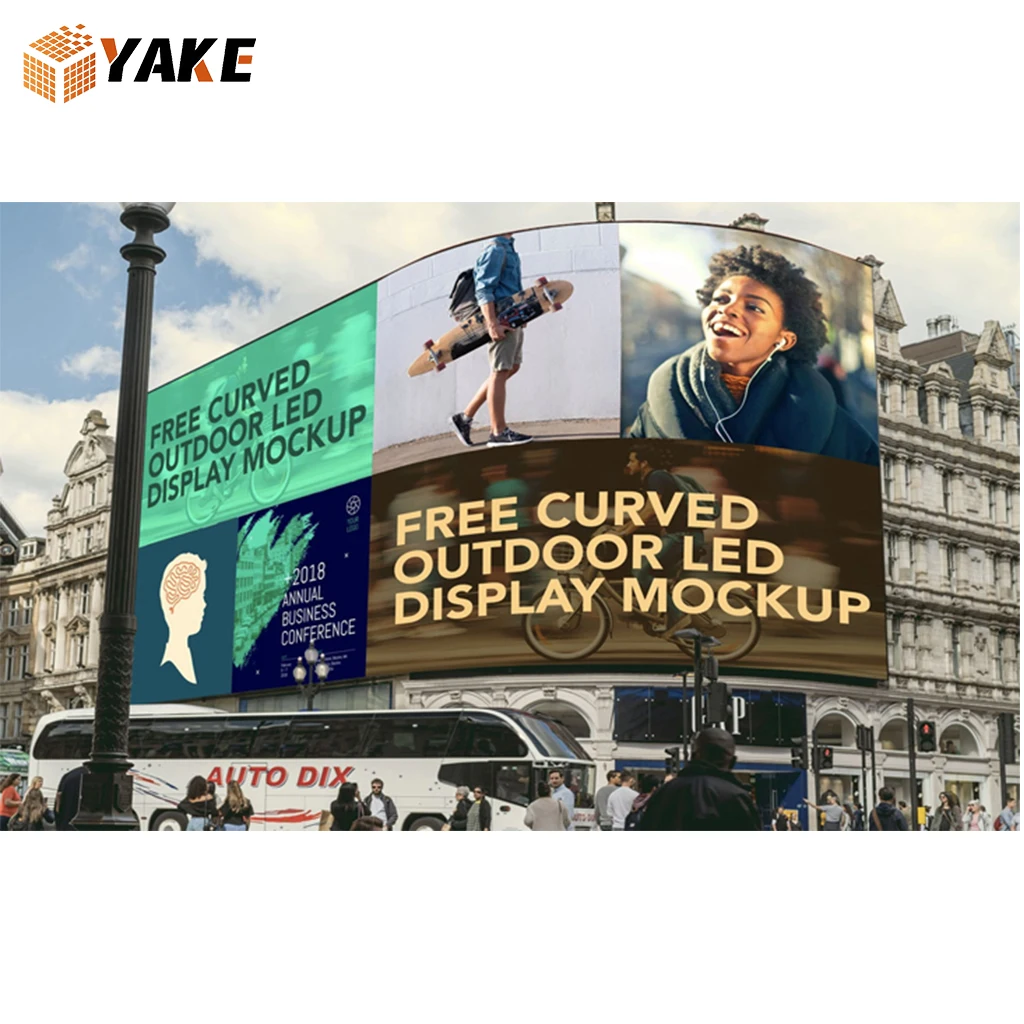 Giant Led Video Wall Led Advertising Mall Screen Outdoor Led Screen Display 3D Outside Building Commercial Digital Billboard