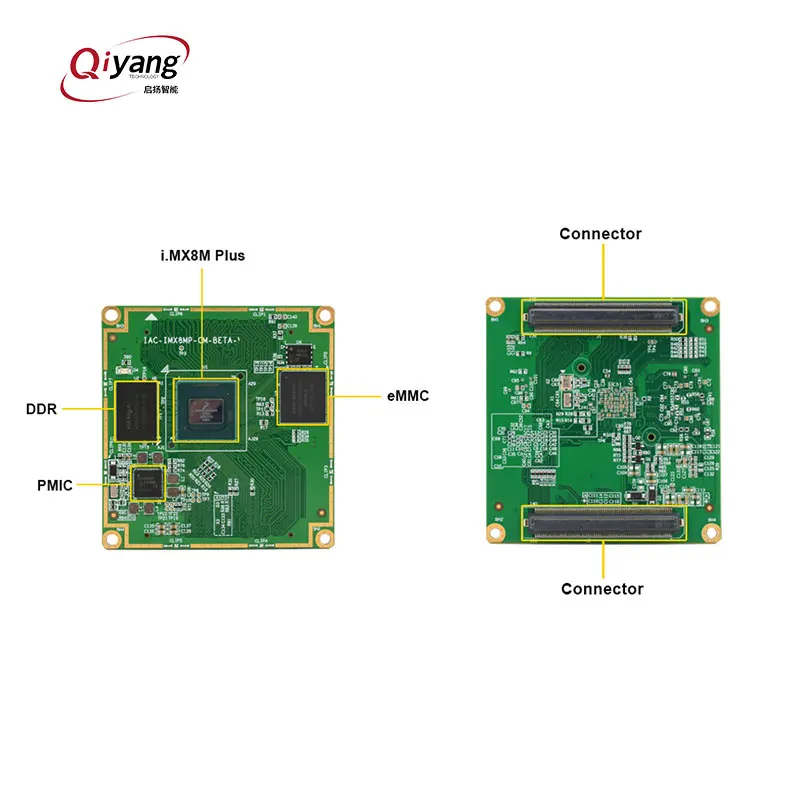 Powerful quad core CortexA53 processor i.MX8M plus SOM with NPU, GPU,  arm single board computer industrial linux android board