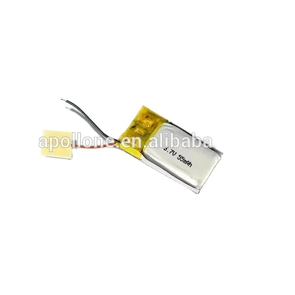 Перезаряжаемый литий-ионный полимерный аккумулятор 401119 3,7 в 55 мАч для селфи-палки, диктофона