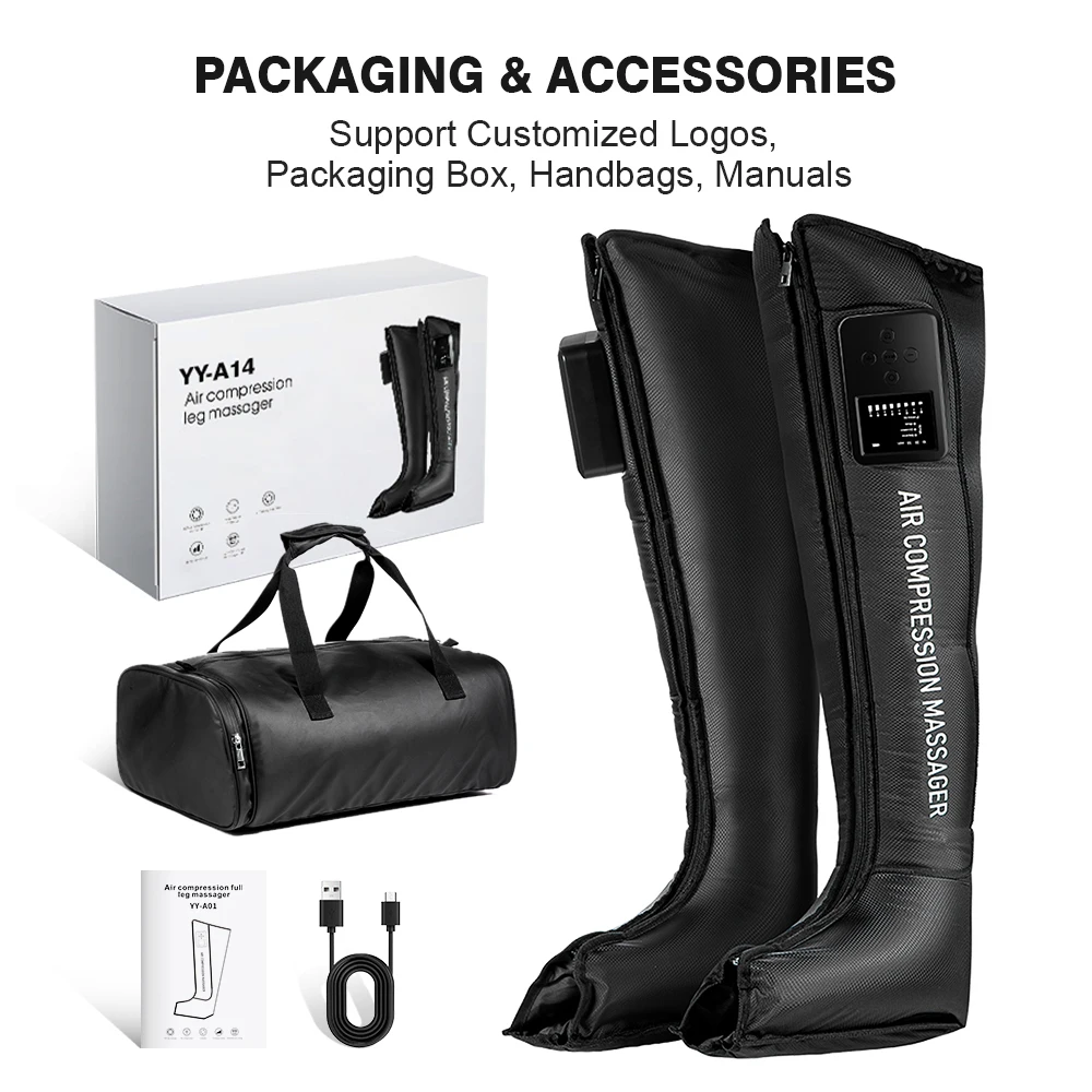 Factory Price 510K 8 Levels Intensity Compression Machine Recovery Boots Air Compression Wireless Air Compression Massager