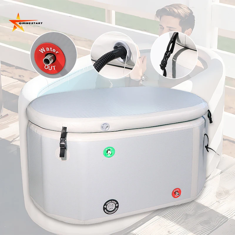 New design inflatable cold plunge tub portable cold plunge for cold therapy ice tubs