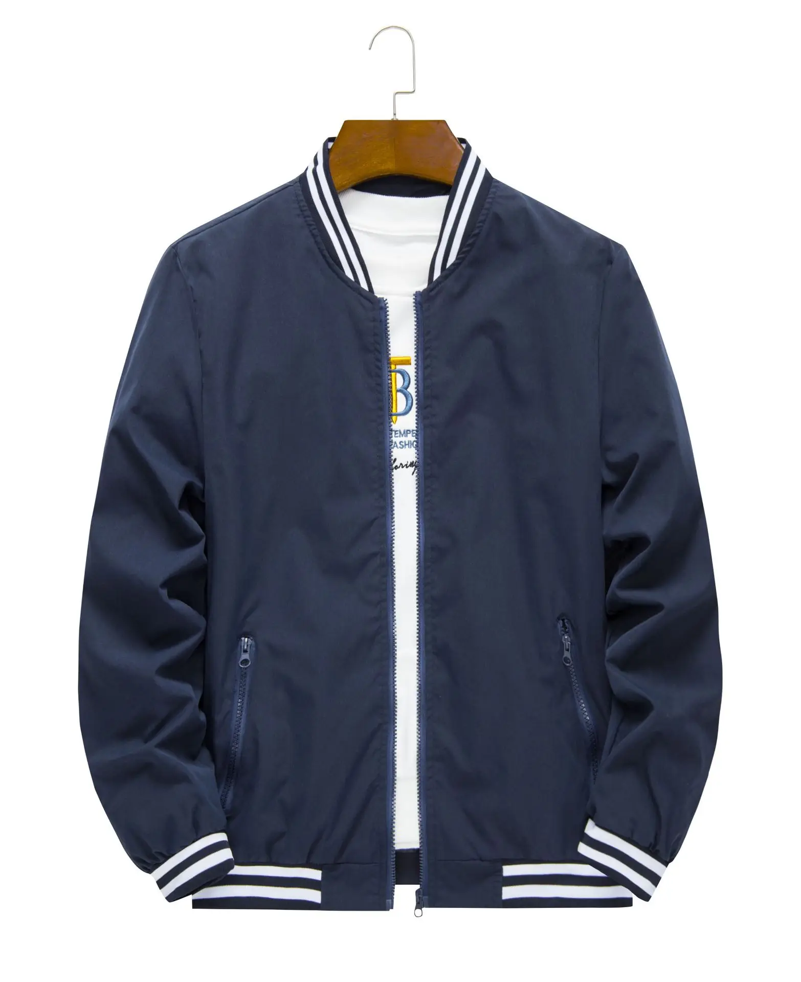 Wholesale Baseball Jacket Custom Outdoor Windbreaker For Varsity Jacket Man Pilot Waterproof Plus Size Bomber Jackets