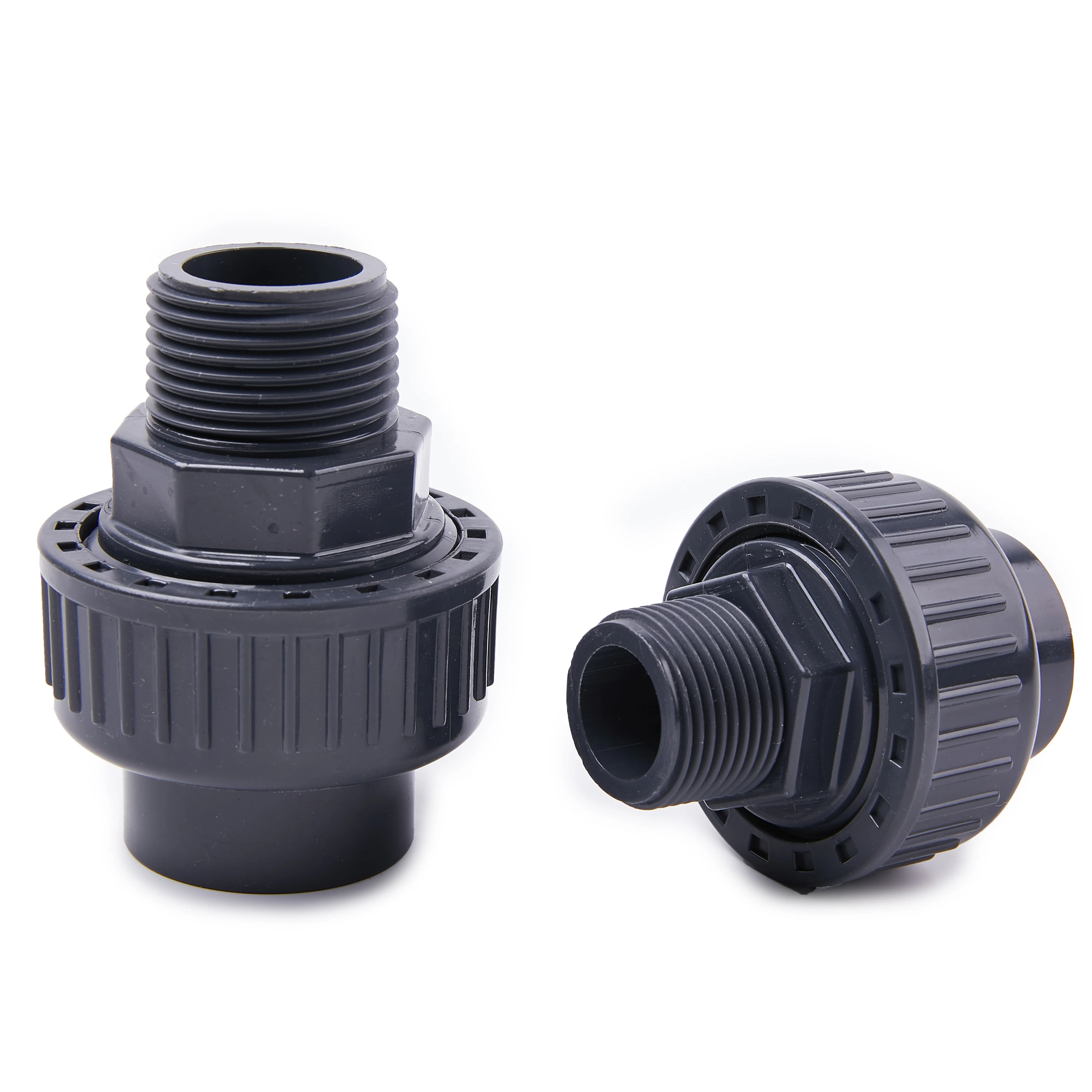 Chinese Industrial PN16 Plastic Pipe Fittings PVC Male Threaded Union