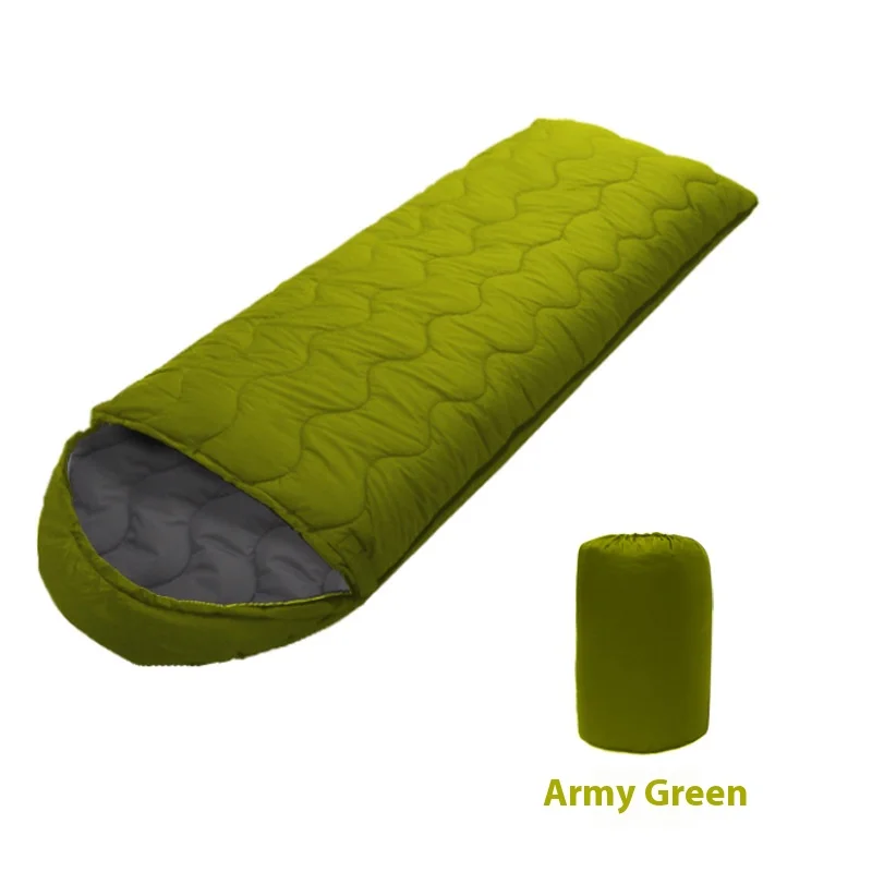 Outdoor camping sleeping bag, adult neutral cotton winter sleeping bag, envelope, thickened sleeping bag