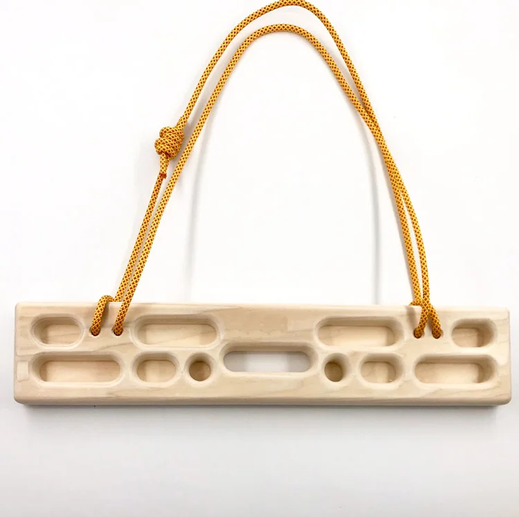 Zoey Premium Wood Training Tool for Grip Strength and Conditioning Rock Climbing Finger board Pull Up Bar climbing hangboard