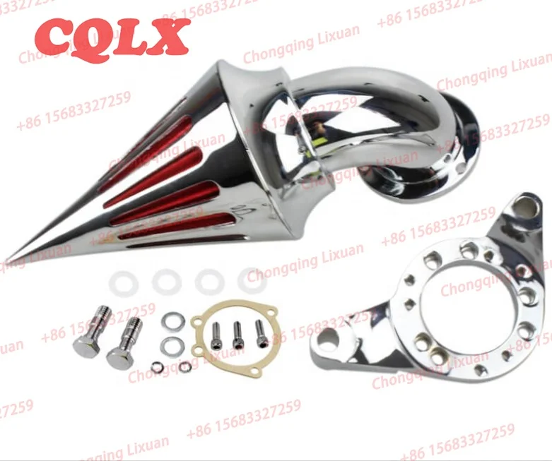 High Quality Intake Filter System Chrome Spike Air Cleaner Intake Filter For Harley Davidson CV Carburetor Delphi V-Twin