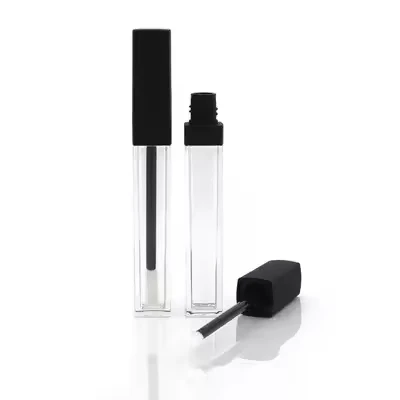 Instock Custom  Plastic Lipstick Container New Rose Gold Lip Gloss Tubes