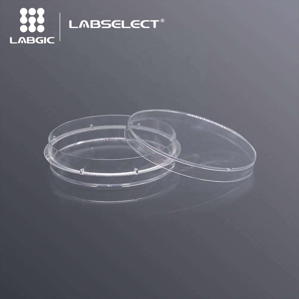 Labgic cell cuture dish 100mm petri dish easy to handle Labselect lab dish