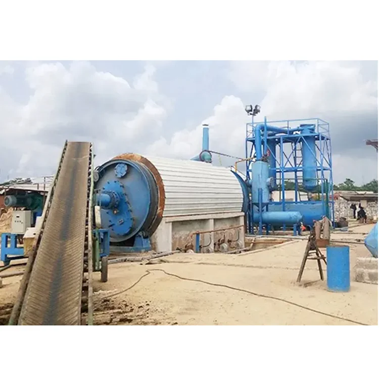 Pyrolysis Plant Batch Tyre Pyrolysis Oil Distillation Plant
