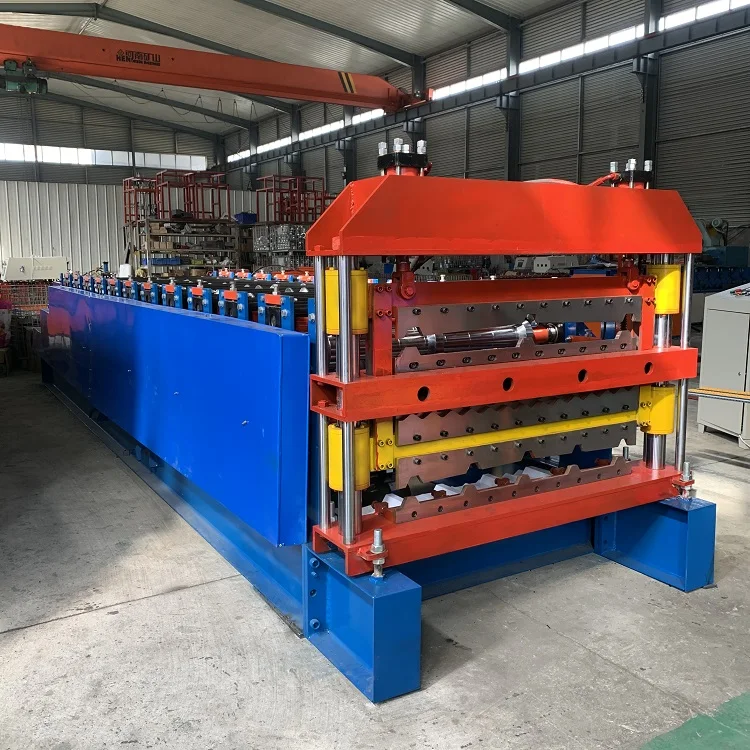 Automatic Aluminum Iron Metal Roof Panel Glazed Tile Roll Forming Machine Roofing Tile Making Machine Building Material Machine