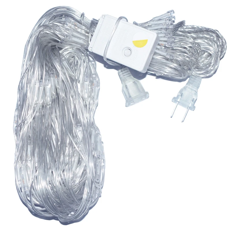 2x2M 3x2M 6x4M 8x10M LED Net Mesh Fairy String Light Garland Window Curtain Christmas Fairy Light Wedding Party Holiday Light