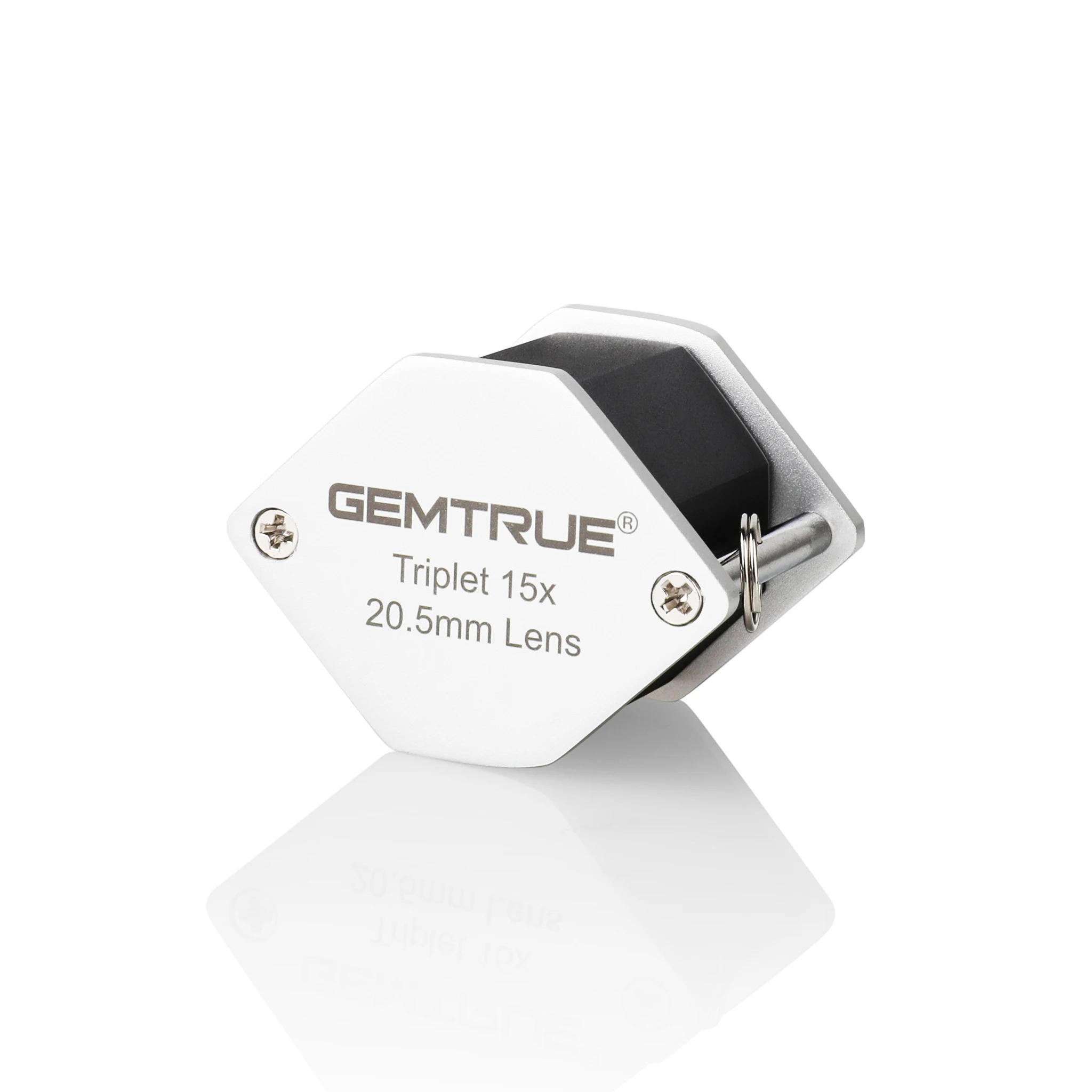 GemTrue Brand High Quality 15x 20.5mm Jewelry Magnifier Optical Triplet Diamond Magnifiers