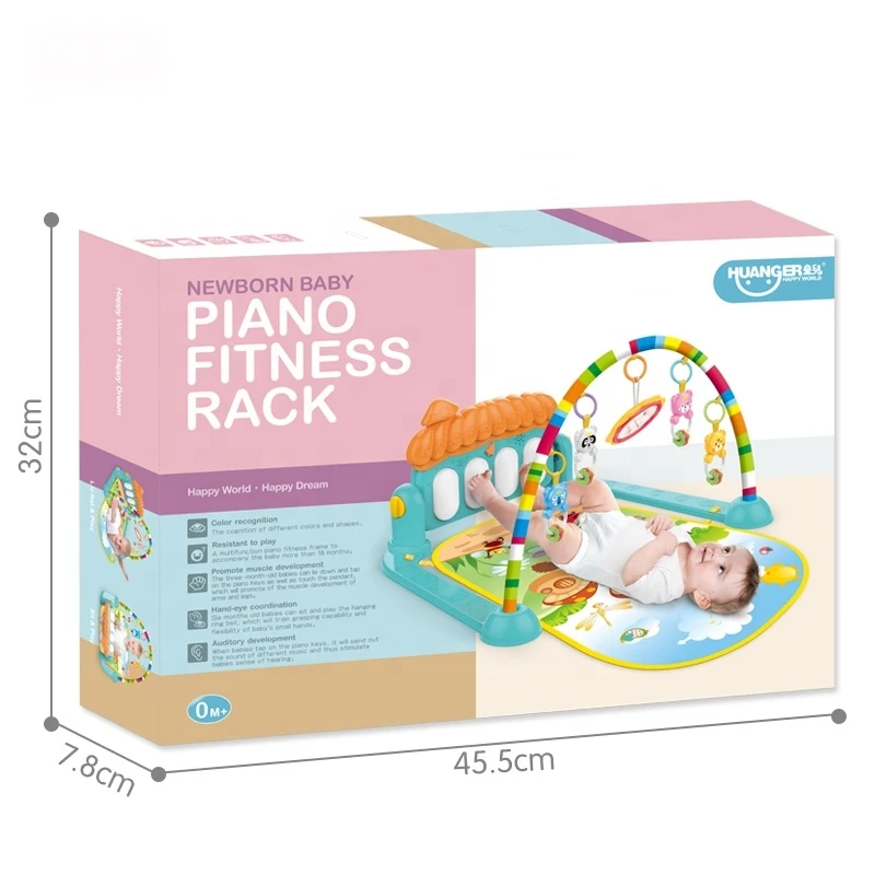 Music Rack Play Mat Kid Rug Puzzle Carpet Piano Keyboard Infant  Early Education Gym Crawling Game Pad Baby Play Mat