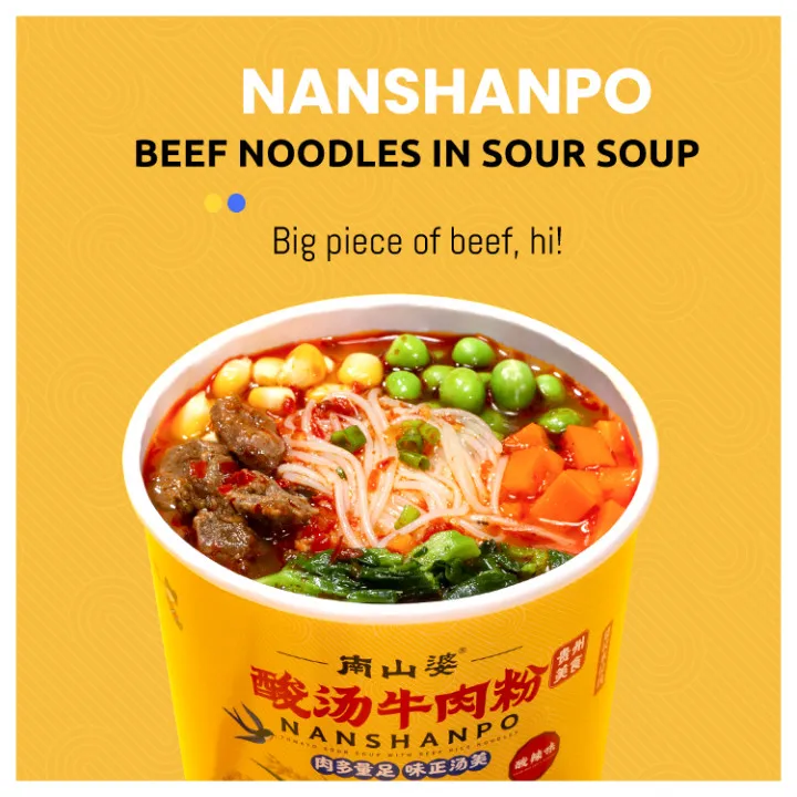 NANSHANPO Free sample food ramen low calorie instant noodles chinese instant noodles