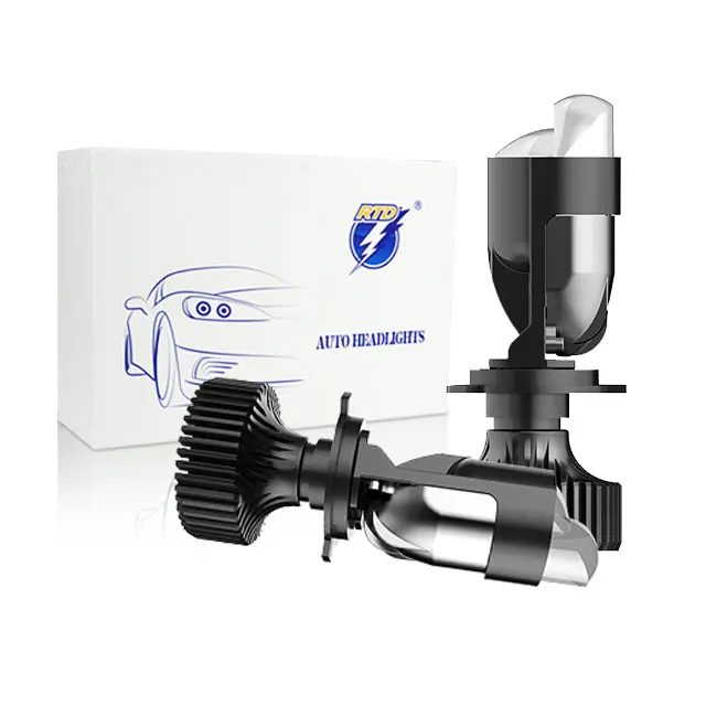 RTD A82 35W DC12-24V led projector lens for car  5700K  6000K H4 car led headlight