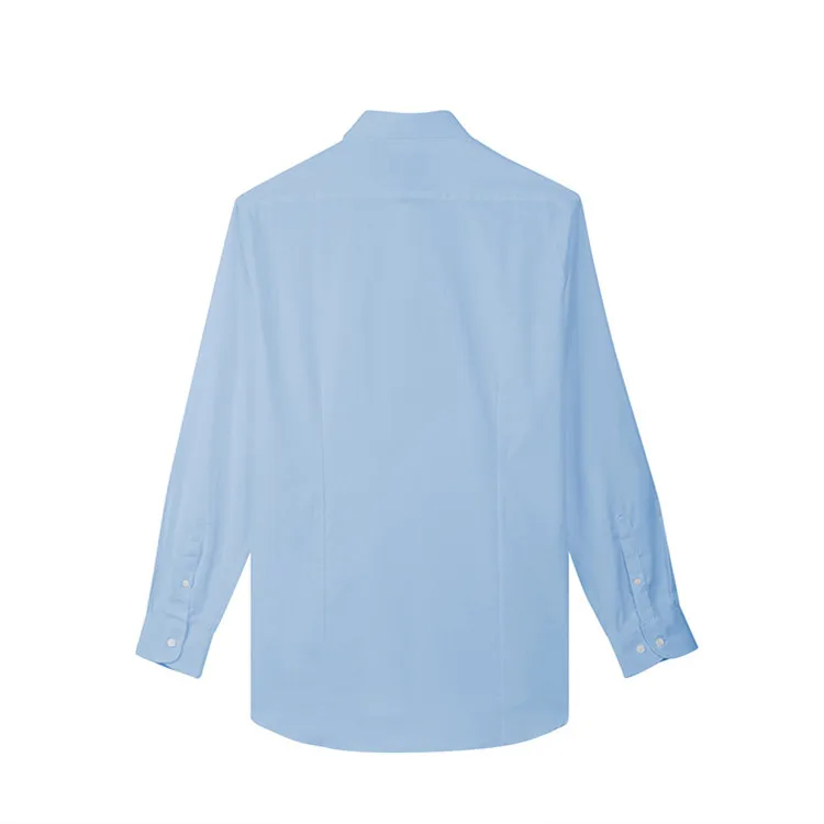 
men non iron solid color dress shirt manufacturers 