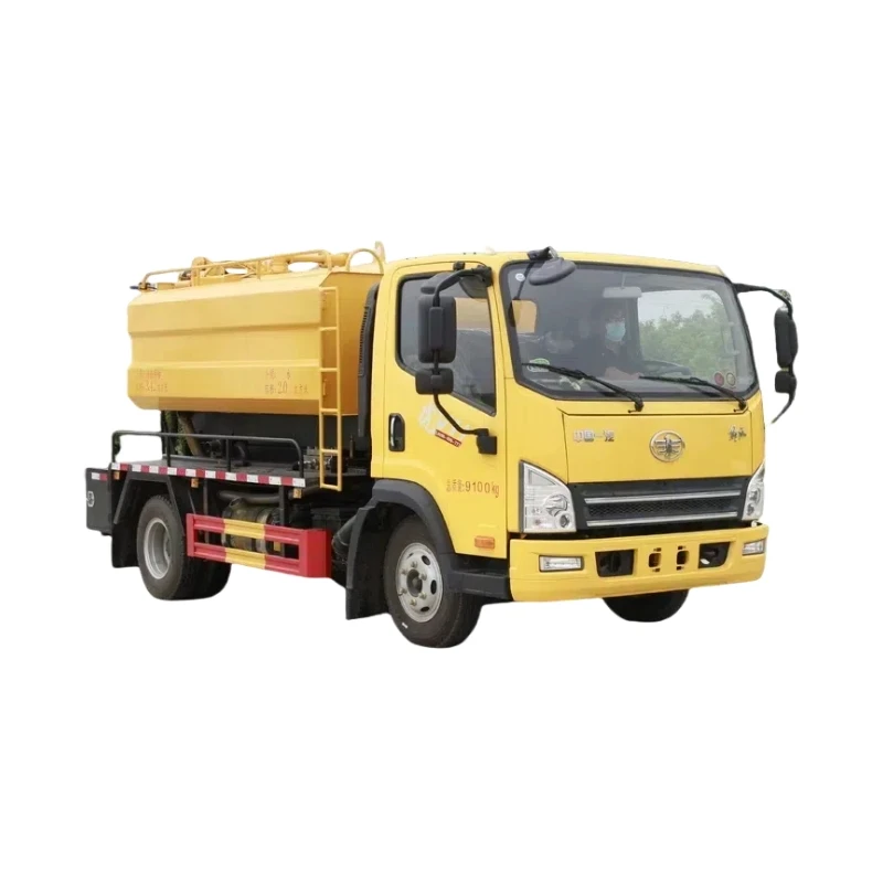 New cleaning and suction truck water circulation suction pump FAW 6.7 cubic cleaning and suction truck