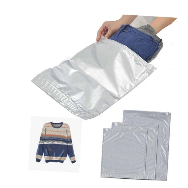 Seal Zipper Clothes Organizer Kids Travel Space Saver Storage Vacuum Bag