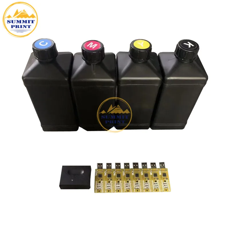 Hot Selling 1L Bottle Compatible LUS-210 UV Ink for  UJV100-160 UV  Inkjet Printer Digital Printer