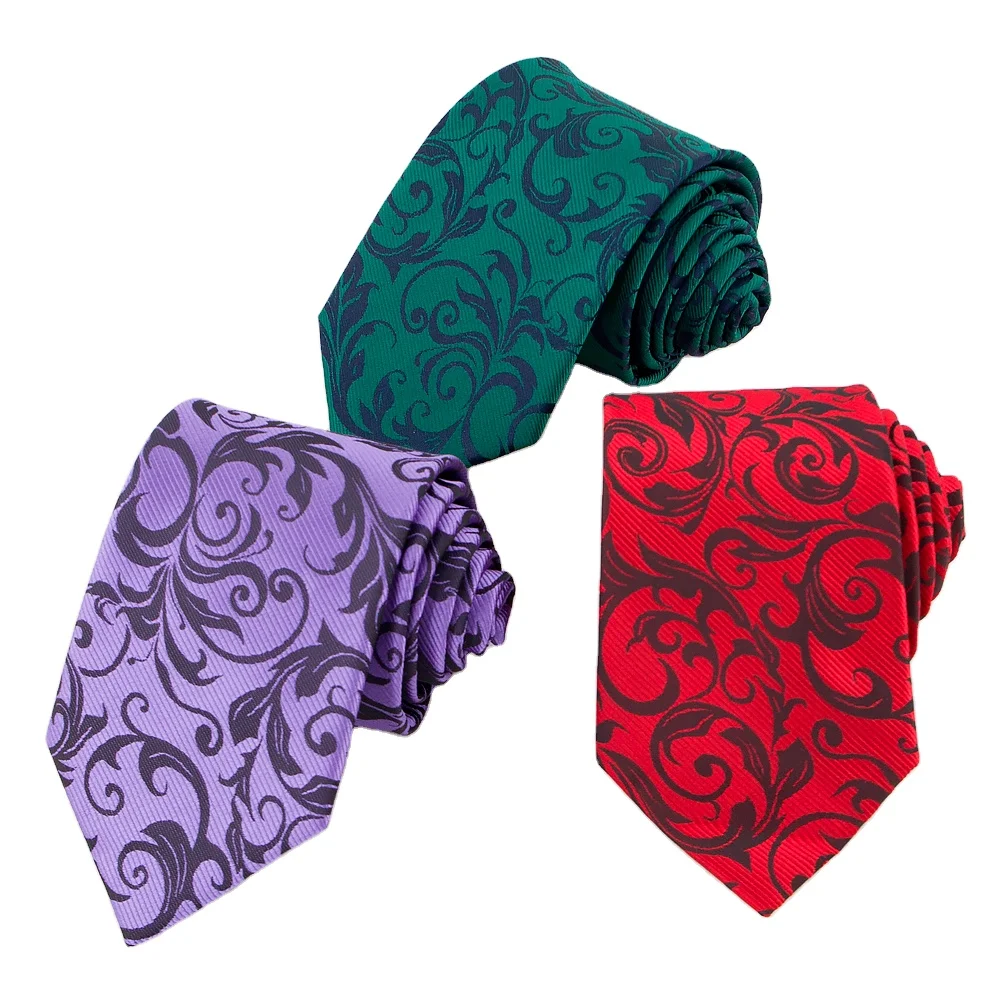 Zecheng Customized Paisley Luxury Gravata Corbata Silk Necktie