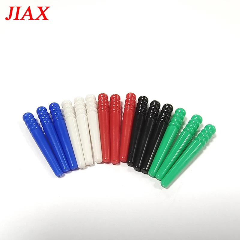 Premium 5 colors Cribbage pegs 25.4mm Standard Plastic Cribbage Pegs for 1/8' hole White/Black/Green/Red/Blue