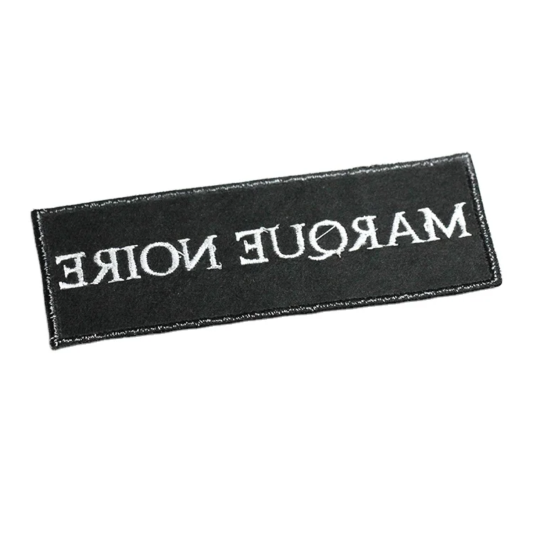 custom name badges embroidery patches for student and staff