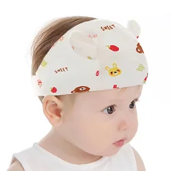 Newborn Beanie Nursery Head Wrap Soft Cute Printed Toddler Hat for 0-3 Years Boys Baby