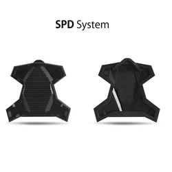 Bicycle Self-locking Clip Less Pedal Platform Adapter for Road Bike SPD and KEO System Cycling Pedal Cleat