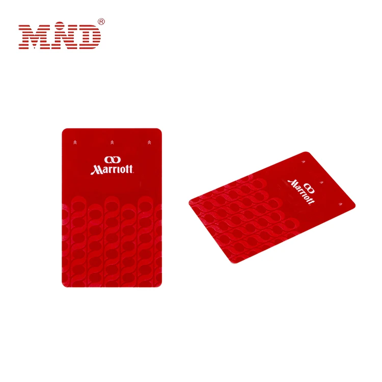 Custom PC Material ISO14443A Door Access Control Plastic RFID Hotel Key Card MIFARE 1K S50 Hotel Card