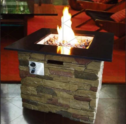 Barbecue Fire Pit Furniture Table Indoor/Outdoor Heater Gas Burning Fireplace Calentador Smokeless Bonfire Fire Pit Horno
