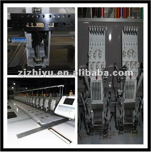 1209 Mixed flat easy Cording sequin digital embroidery machine multi head embroidery machine
