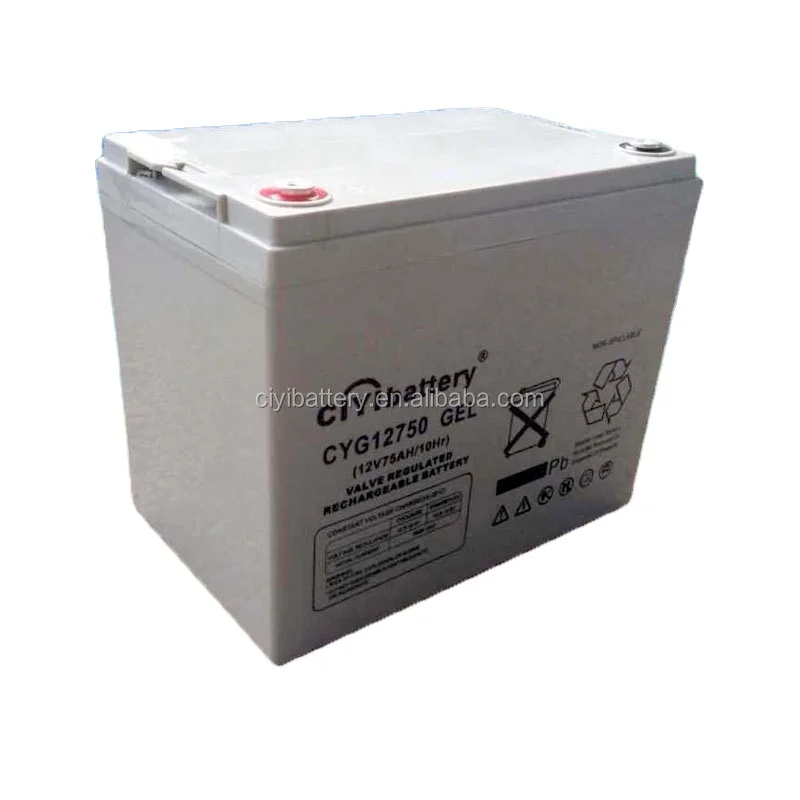 27 Years Quality Lead Acid Battery Solar Battery Gel Battery 12v 75ah