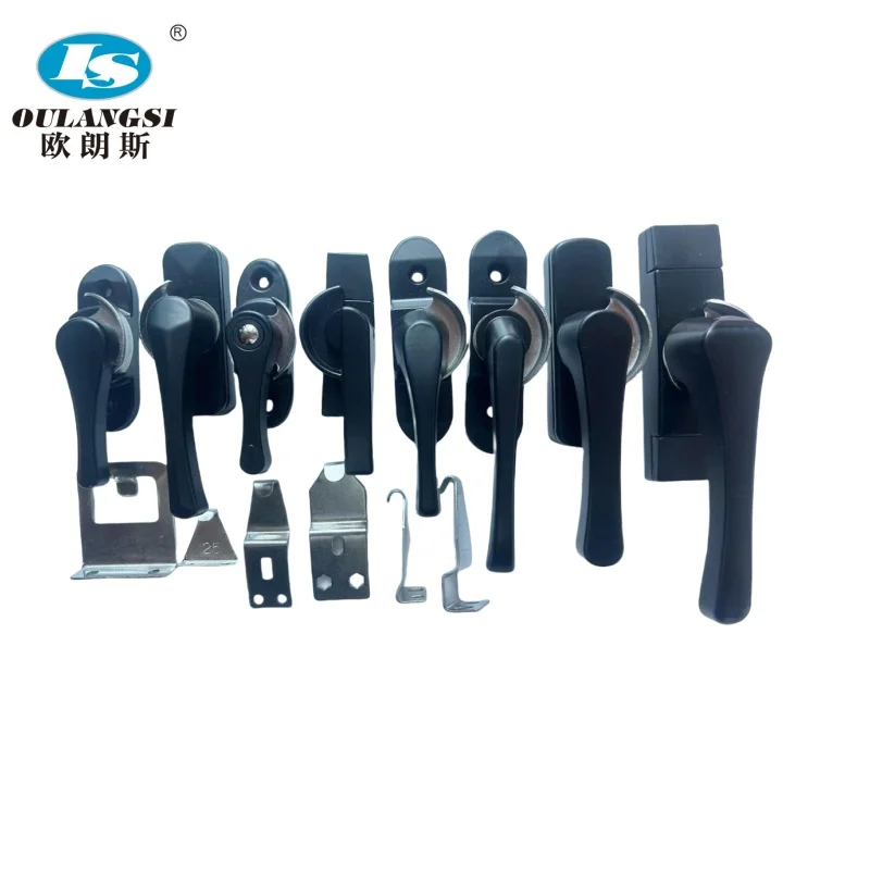 Factory direct stainless steel crescent lock thickened  luxury Crescent lock window lock manufacturers wholesale sliding window