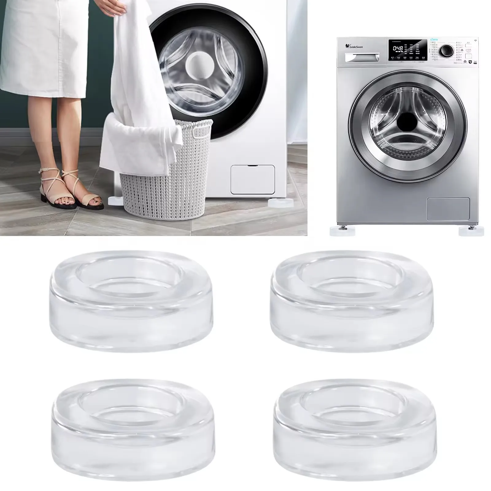 Hot Selling Anti Vibration Pads for Washing Machine and Dryer Washing Machine Support Prevent Moving