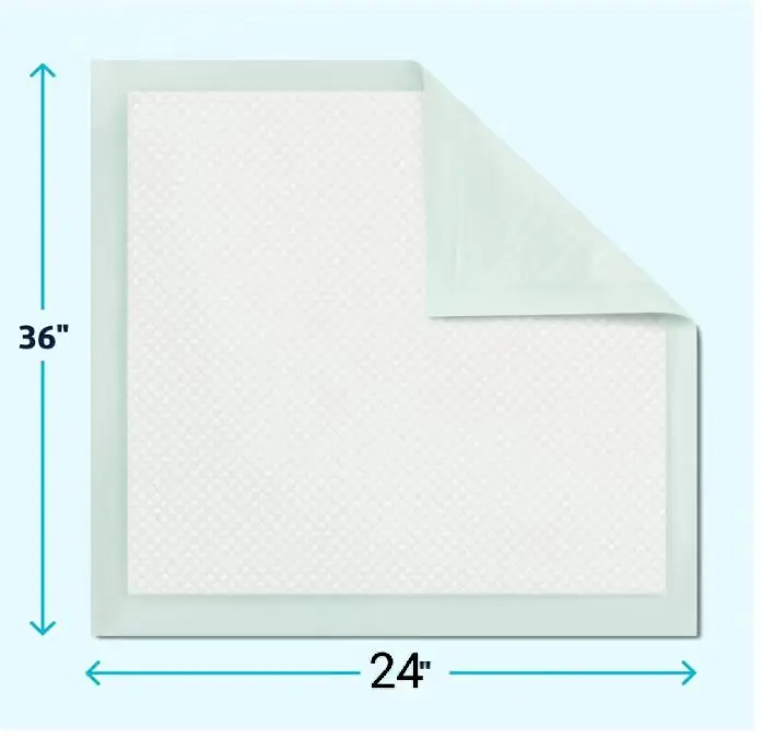 Customized Size Disposable Adult Underpad OEM Elastic Disposable 60x90 SAP Underpads Made from Fluff Pulp Material