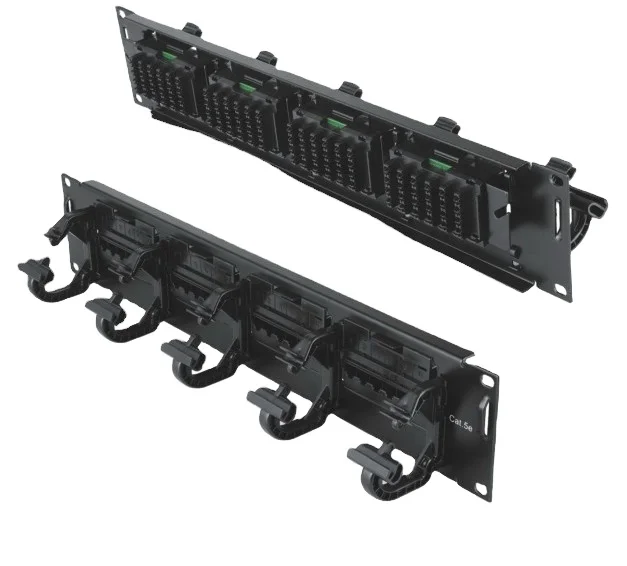 High Quality metal rack mount rj45 1U cable management
