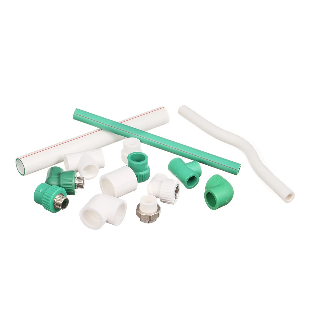 Customized 50-150mm Home lmprovment  Industrial Plastic Plumbing PPR Tube Pipe for Water Gas Transportation