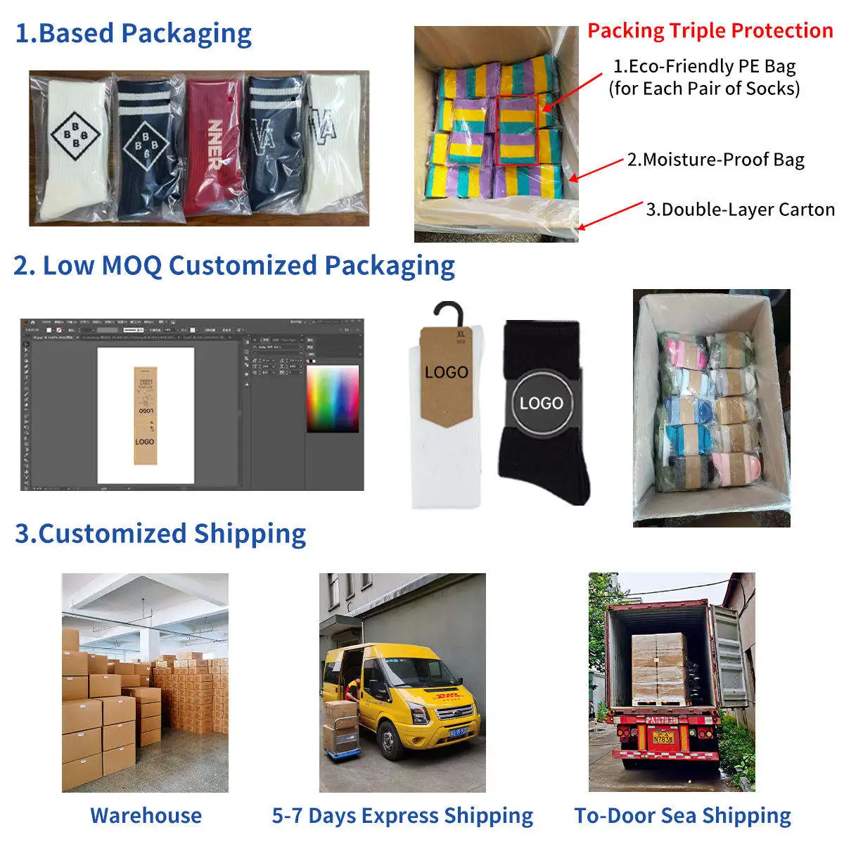 Breathable warm soft cozy winter kids socks organic cotton ribbed custom infant baby newborn girl boy socks