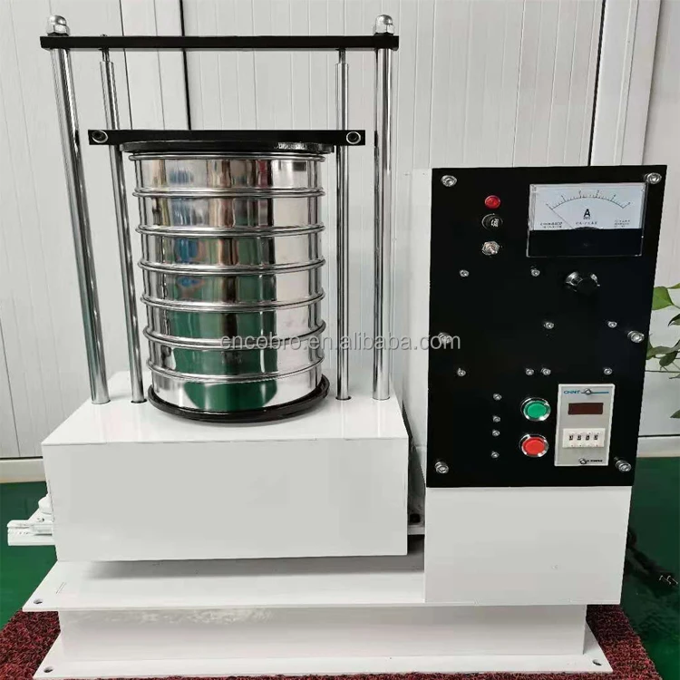 Standard Vibrating Laboratory Stainless Steel Special Screen With External Motor Flapping Hammer Wheat Flour Test Sieve
