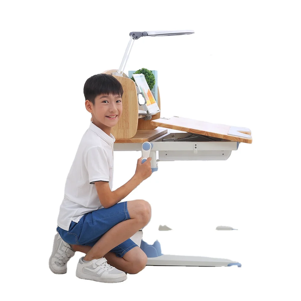 GMYD A90 student equipment desktop wood frame study furniture desk for children
