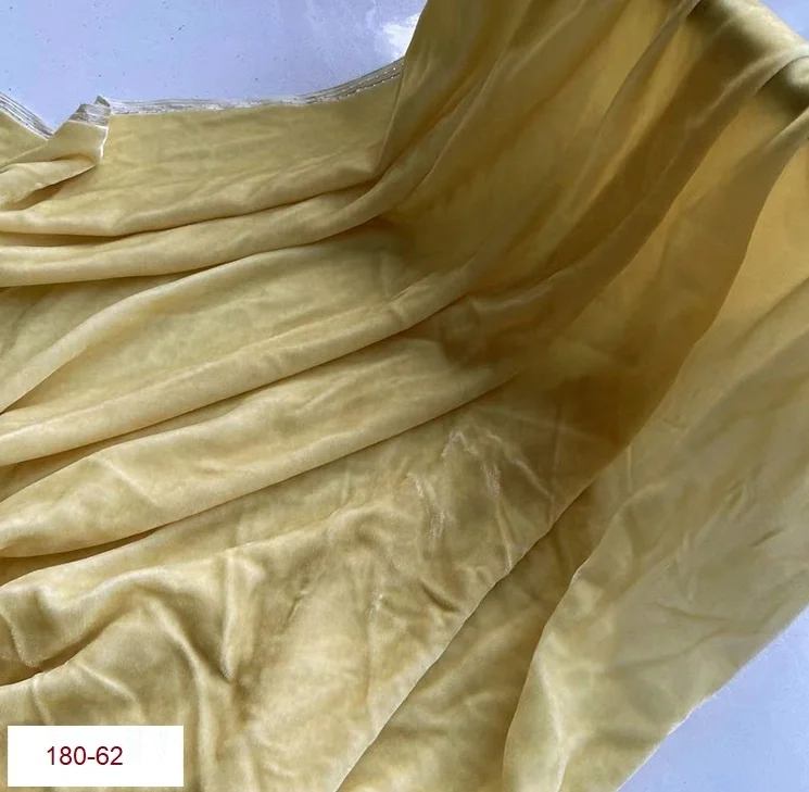 Italian velvet velour 20% silk 80% rayon soft smooth 180g for Spring Autumn casual sets, jackets, homewear