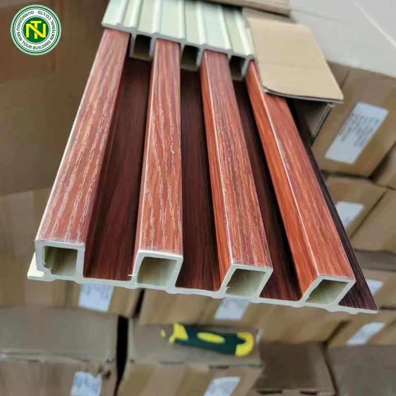 Plastic Board Ceiling Decoration WPC Ceiling Board Background Wall Panel WPC Wood Modern Moisture Proof Waterproof Strip CN;GUA