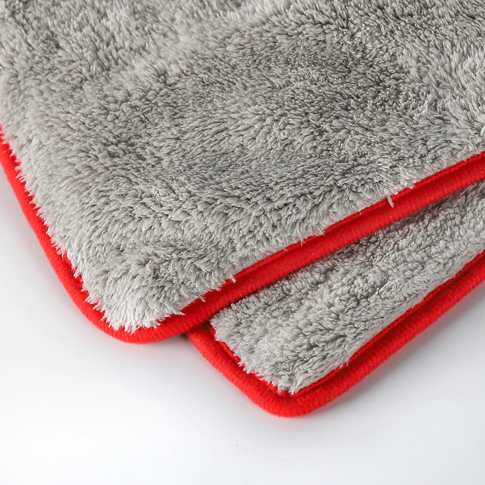 Lint Free Edgeless Auto Wash Towel for Drying Detailing Waxing Polishing All Purpose Microfiber Car Cleaning Cloth
