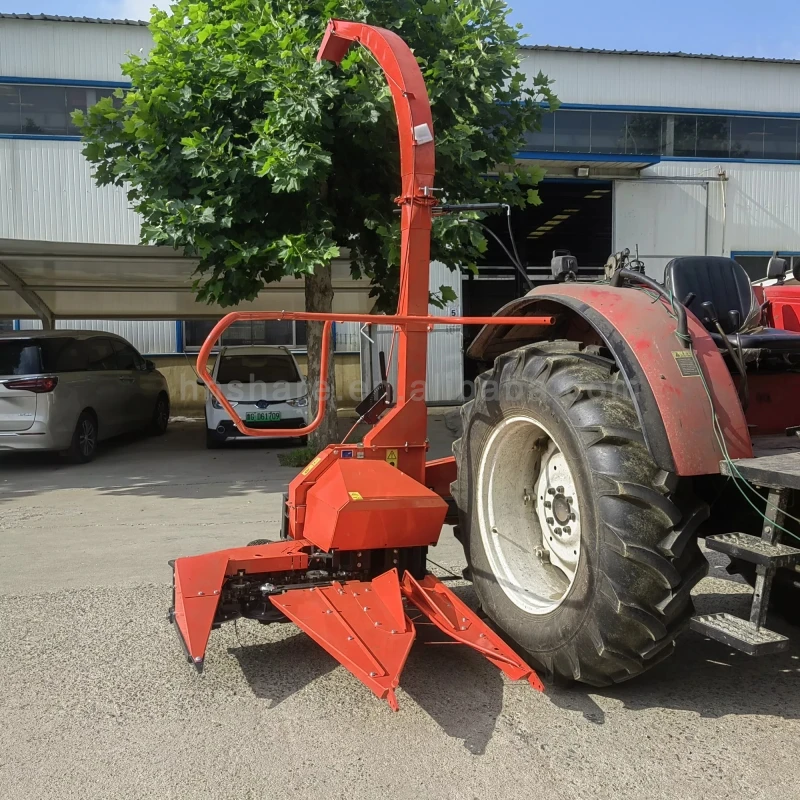 mini silage grass single row sweet corn silage harvester machine